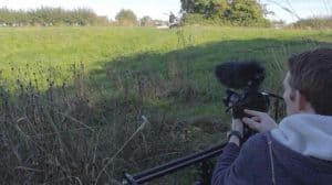 James filming our christmas advert