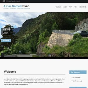 A Car Named Sven Website
