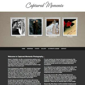 Captured Moments Brochure Website