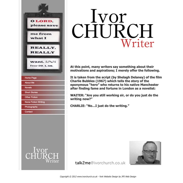 Ivor Church Literature Website
